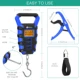 Báscula digital ORIA con pinza y cinta métrica para pesca - imagen 5