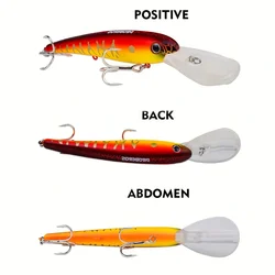 Señuelo flotante Popper – Cebo artificial realista 20cm para bass y lucioperca