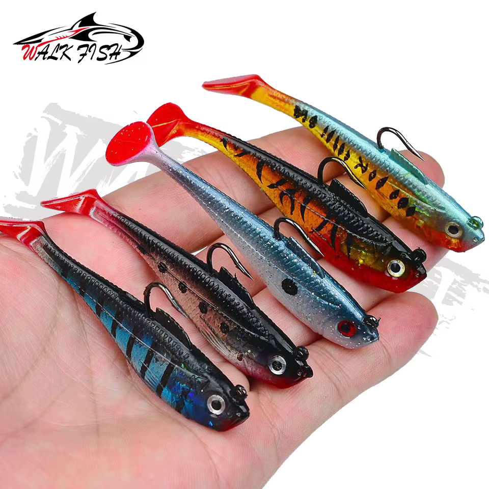 Walk Fish Swimbait de cola en T - Señuelo de pesca novedad temporada - imagen 4