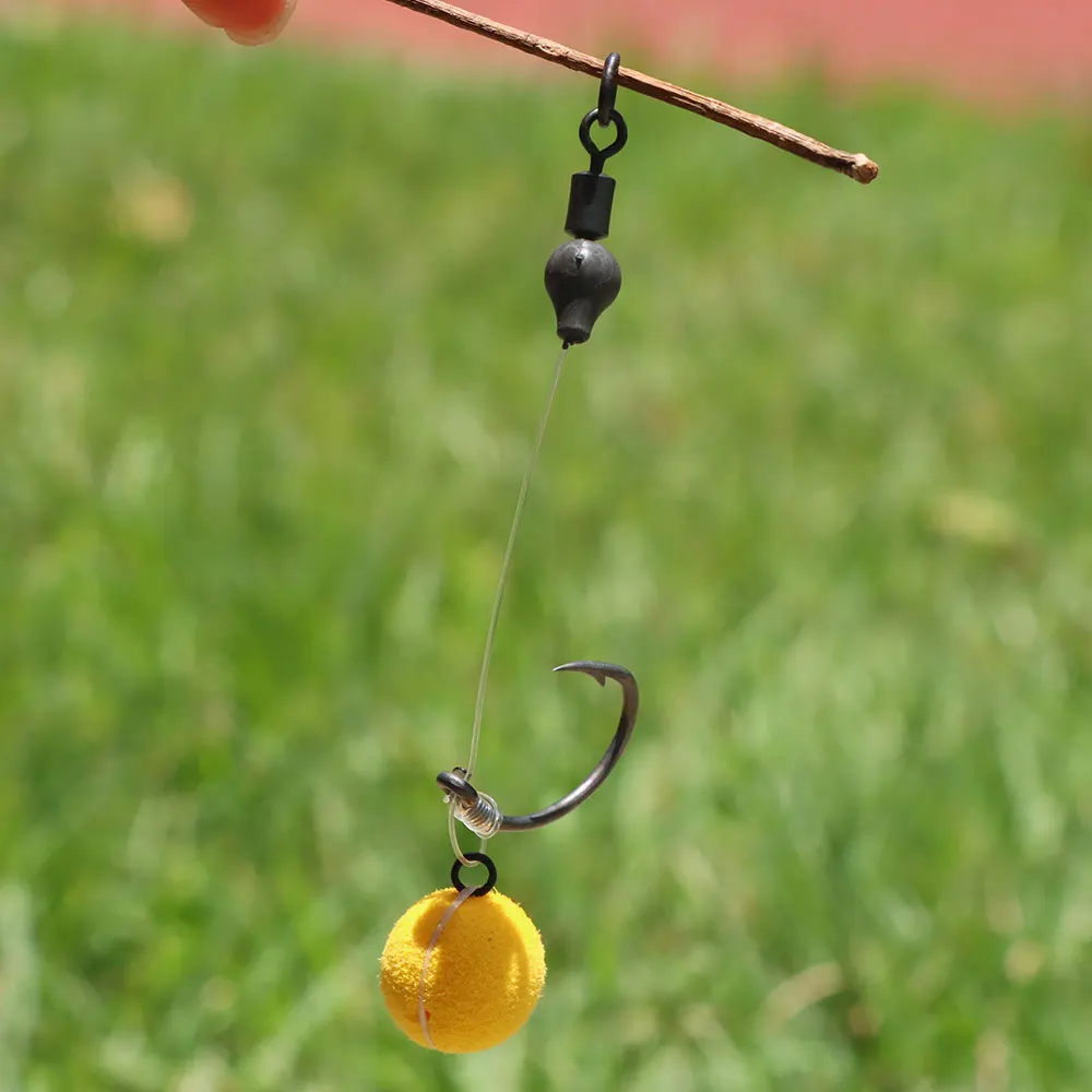 Set de 10 cuentas de tungsteno con conector giratorio