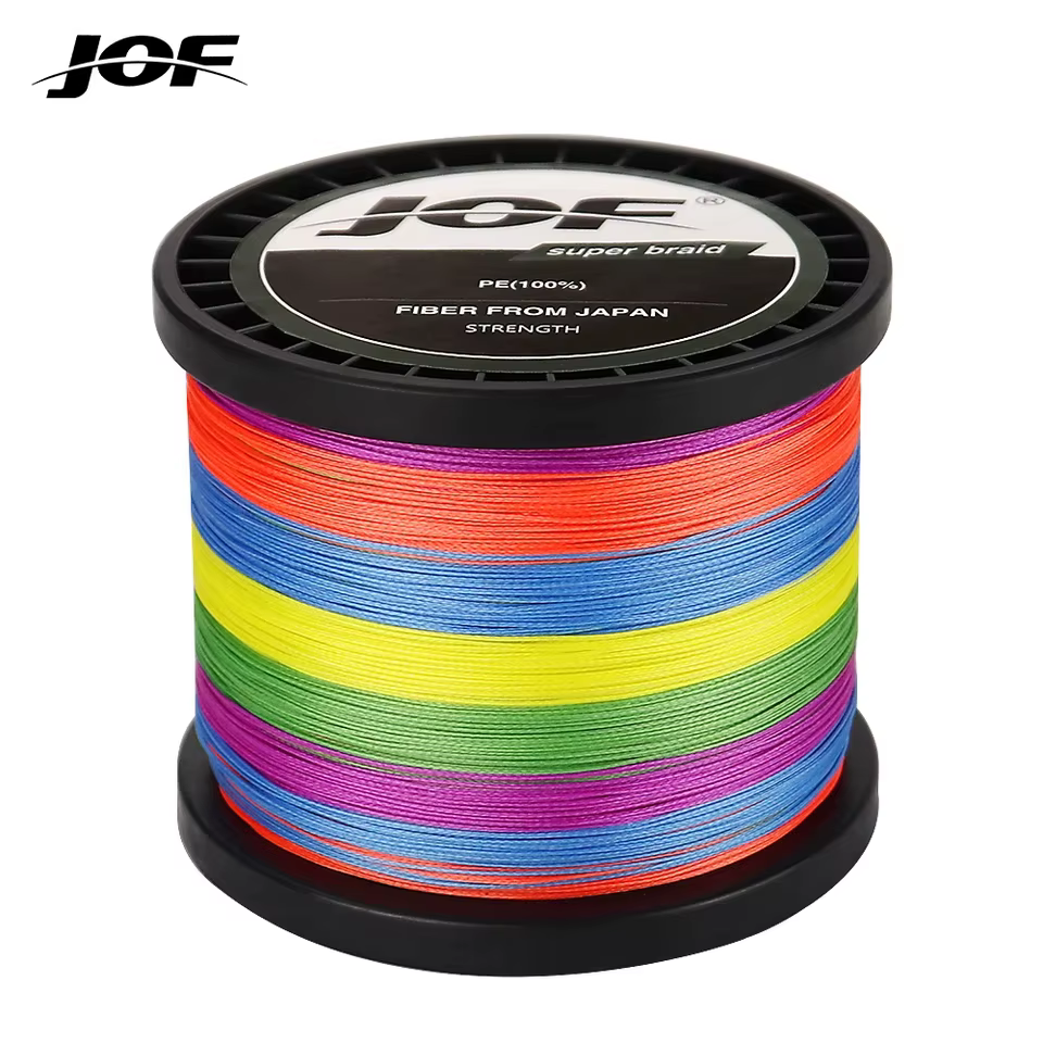 JOF sedal trenzado multifilamento resistente – Ideal para carpa y mar - imagen 5