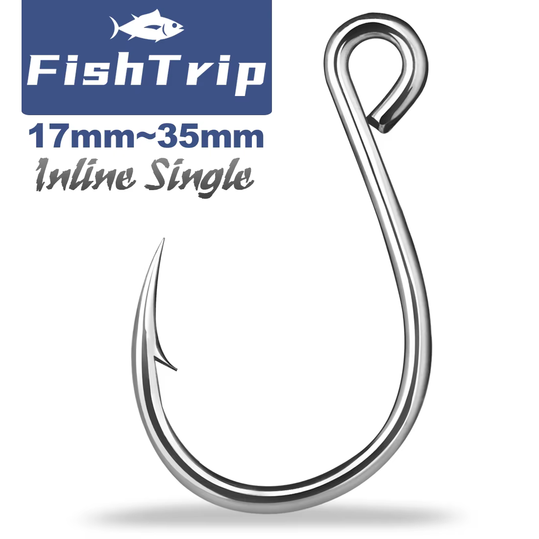 Anzuelos inline FishTrip Wide Gap – Repuesto para vinilo - imagen 5