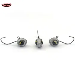 Takedo HG02 cabeza de jigging con anzuelo triple para perca y lubina