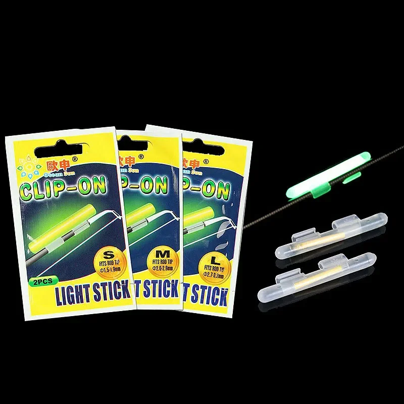 Barra luz fluorescente con clip de presión para pesca nocturna - imagen 5