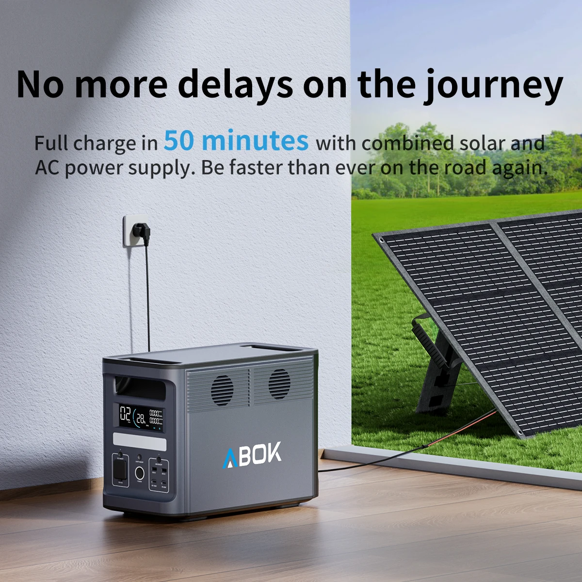 Generador solar portátil de onda sinusoidal pura Ark2000 - imagen 3