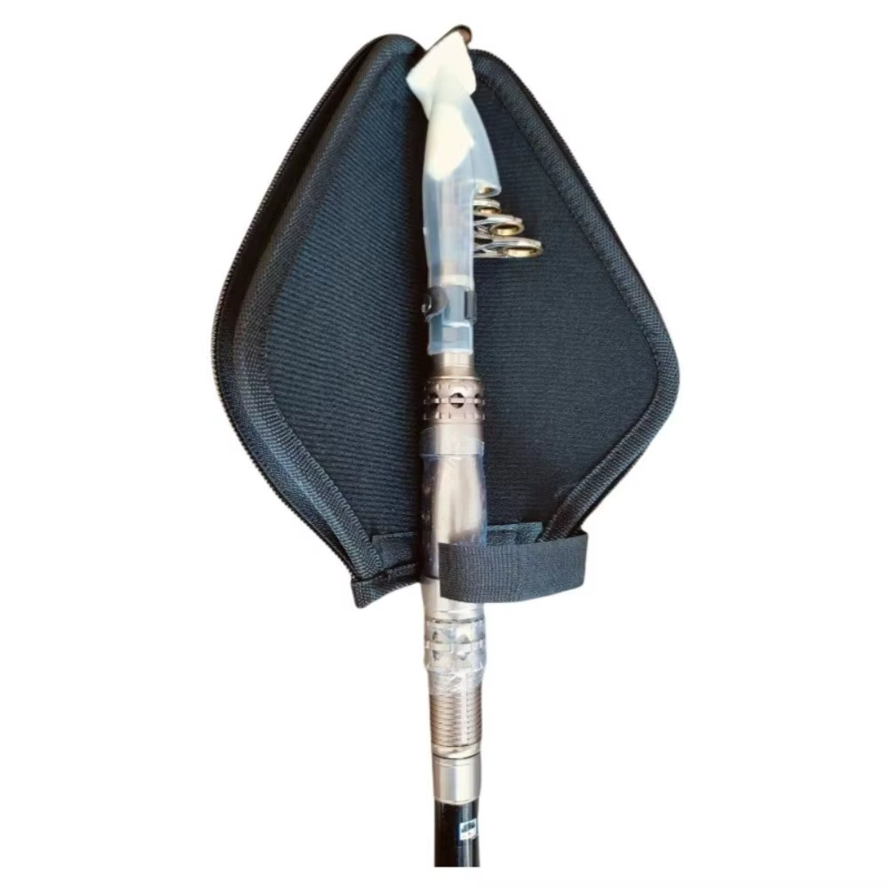 Funda protectora de nailon negro para pesca abierta