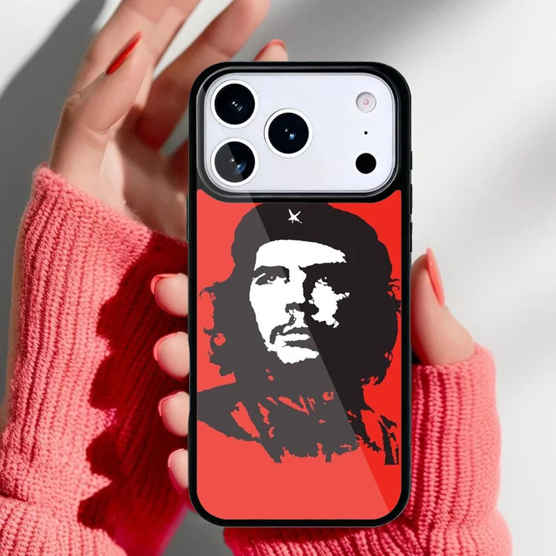 Funda Che Guevara — vista trasera mostrando la cámara protegida