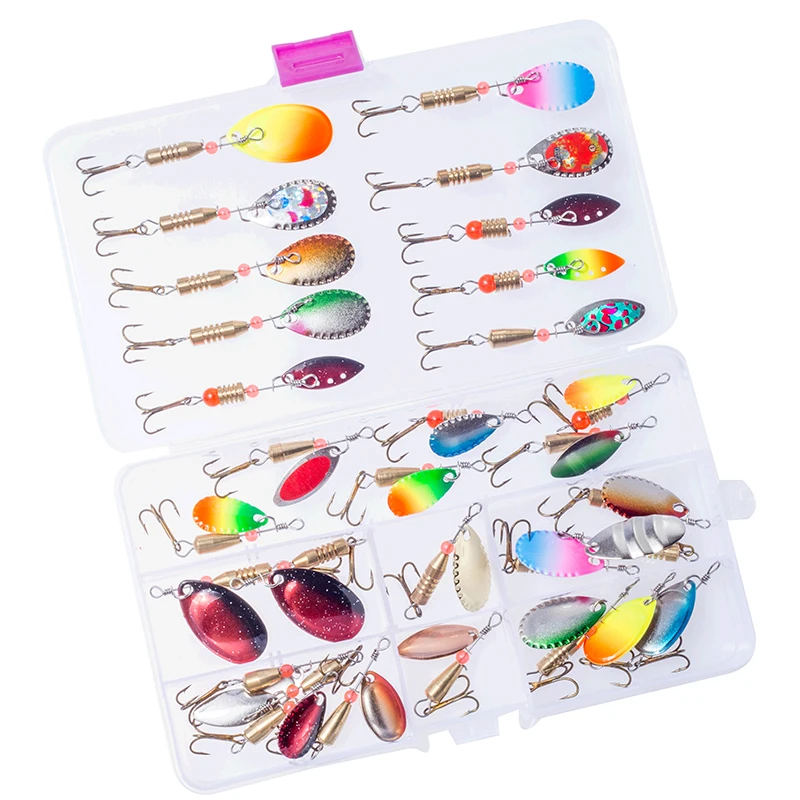 Señuelo giratorio OUTKIT detalle cuchara y anzuelo