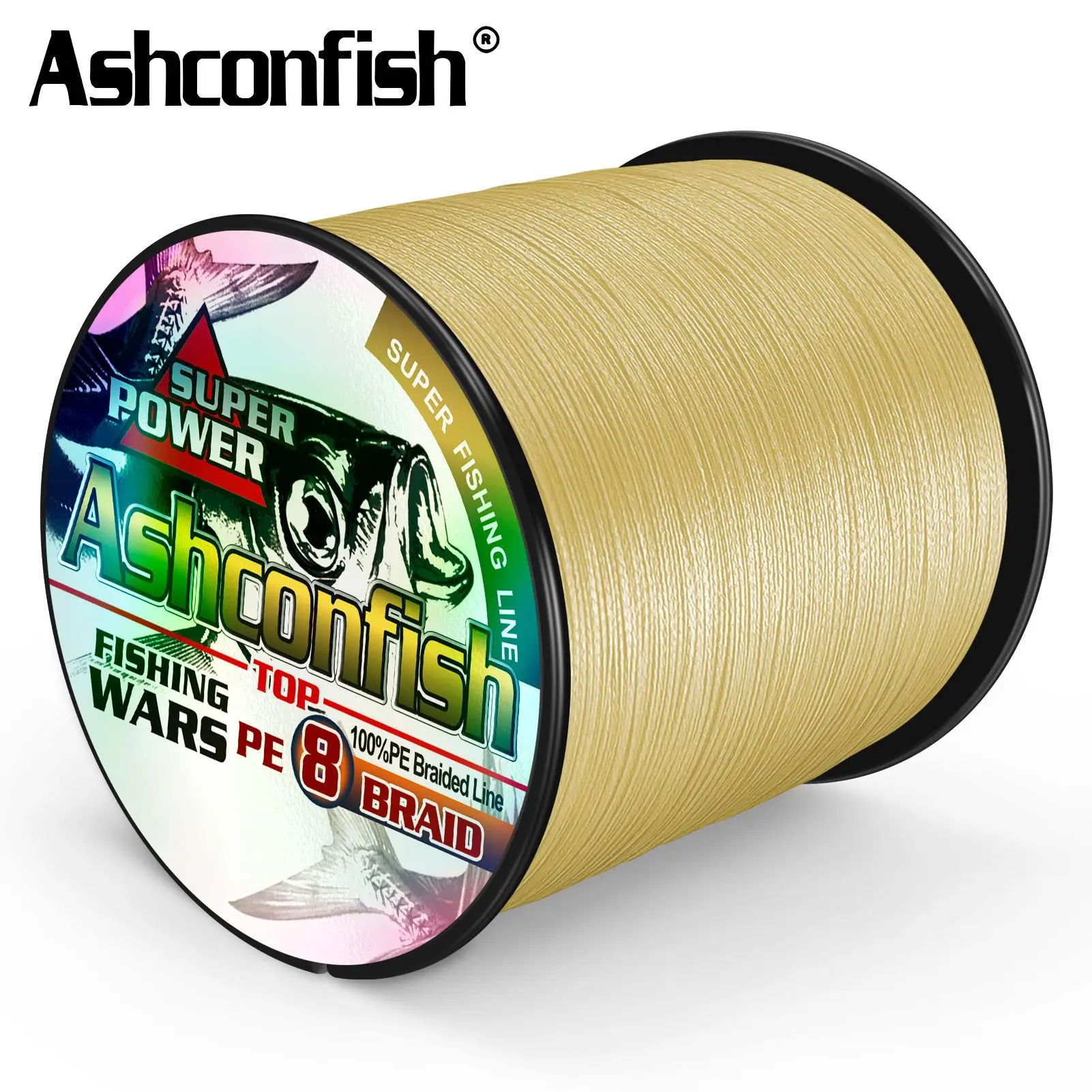 Ashconfish Línea trenzada PE 8 hebras – Sedal de alta resistencia - imagen 3