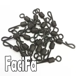 Conector giratorio con rodamiento en forma de Q para carpa de pesca
