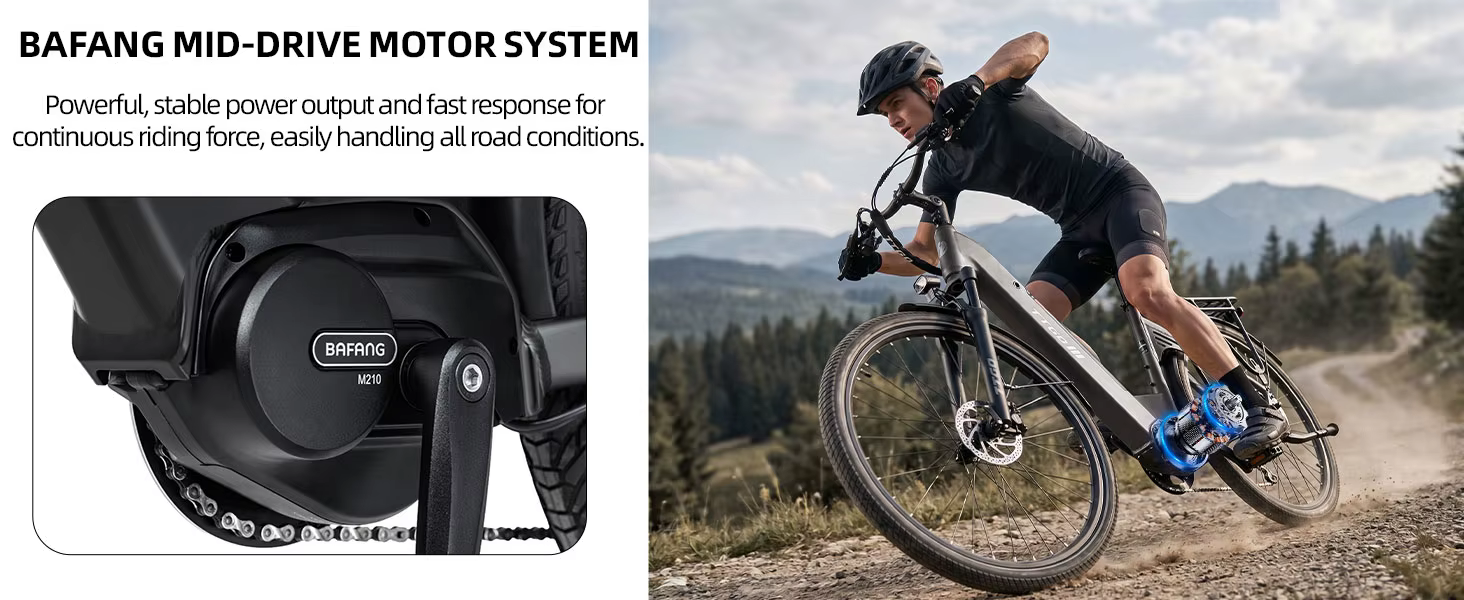 Pantalla LCD Bafang de la bicicleta eléctrica con indicadores claros