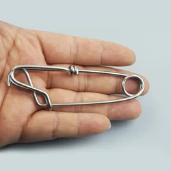 Conector ojo abierto para palangre con anilla en 8 y pasador
