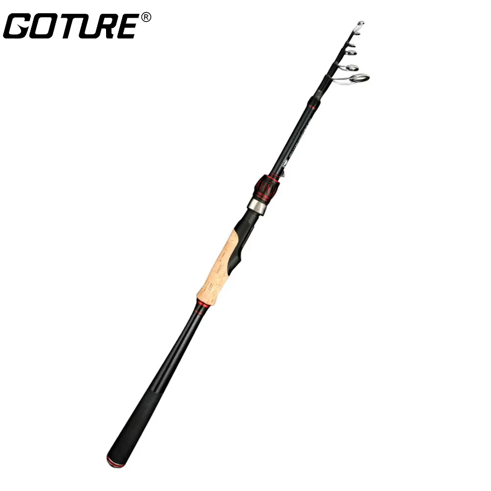 Caña Telescópica Goture Baitcasting Carbono 8-25g - imagen 4