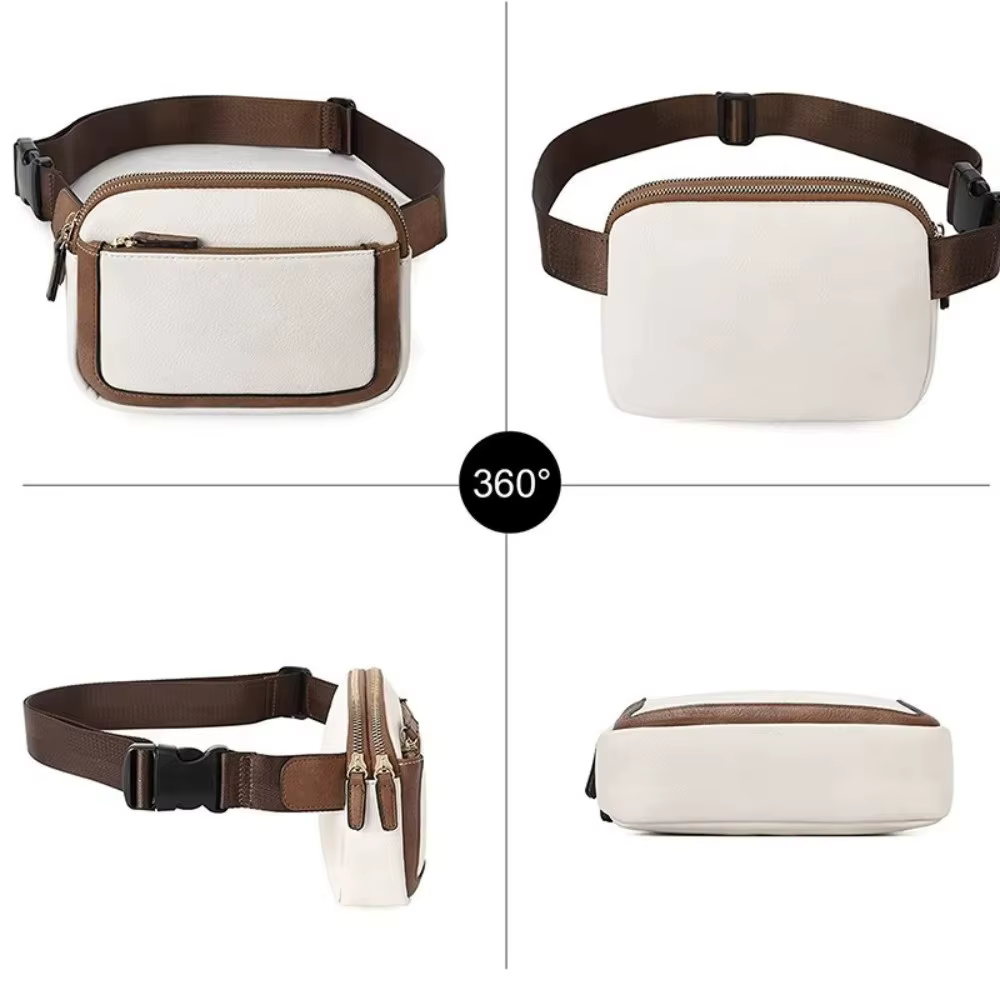 Riñonera de Pesca Mujer PU Impermeable – Correa Ajustable para Accesorios - imagen 3