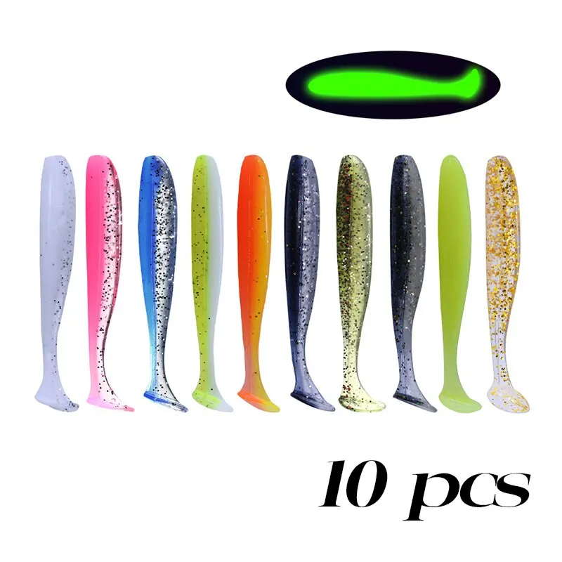 Señuelos de Silicona 9cm – Vinilo tipo gusano para lubina y carpa - imagen 5