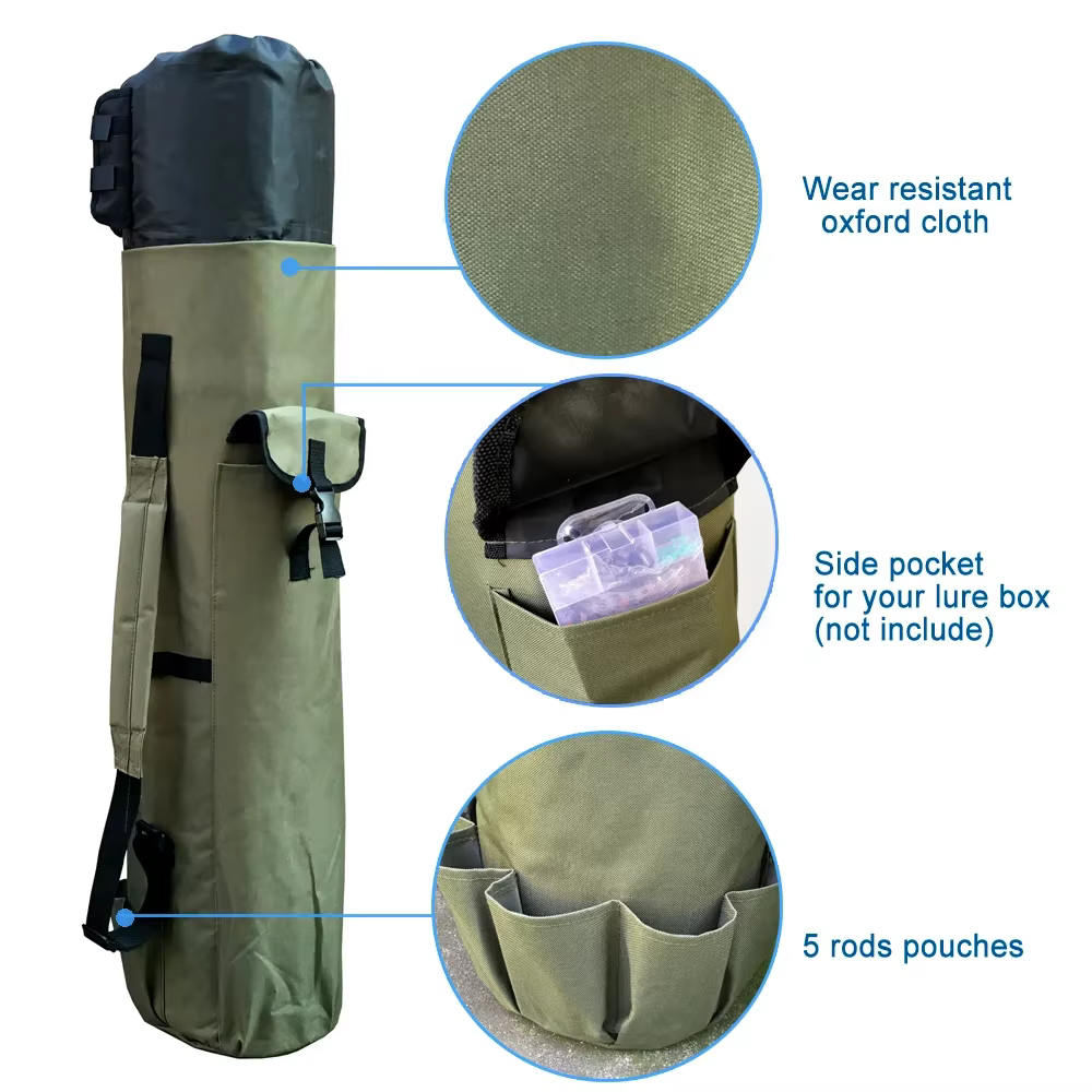 Bolsa GHOTDA multicompartimento – Estuche nailon para aparejos de pesca - imagen 4