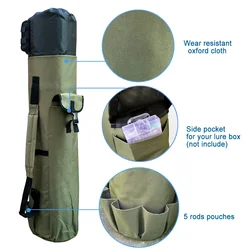 Bolsa GHOTDA multicompartimento – Estuche nailon para aparejos de pesca
