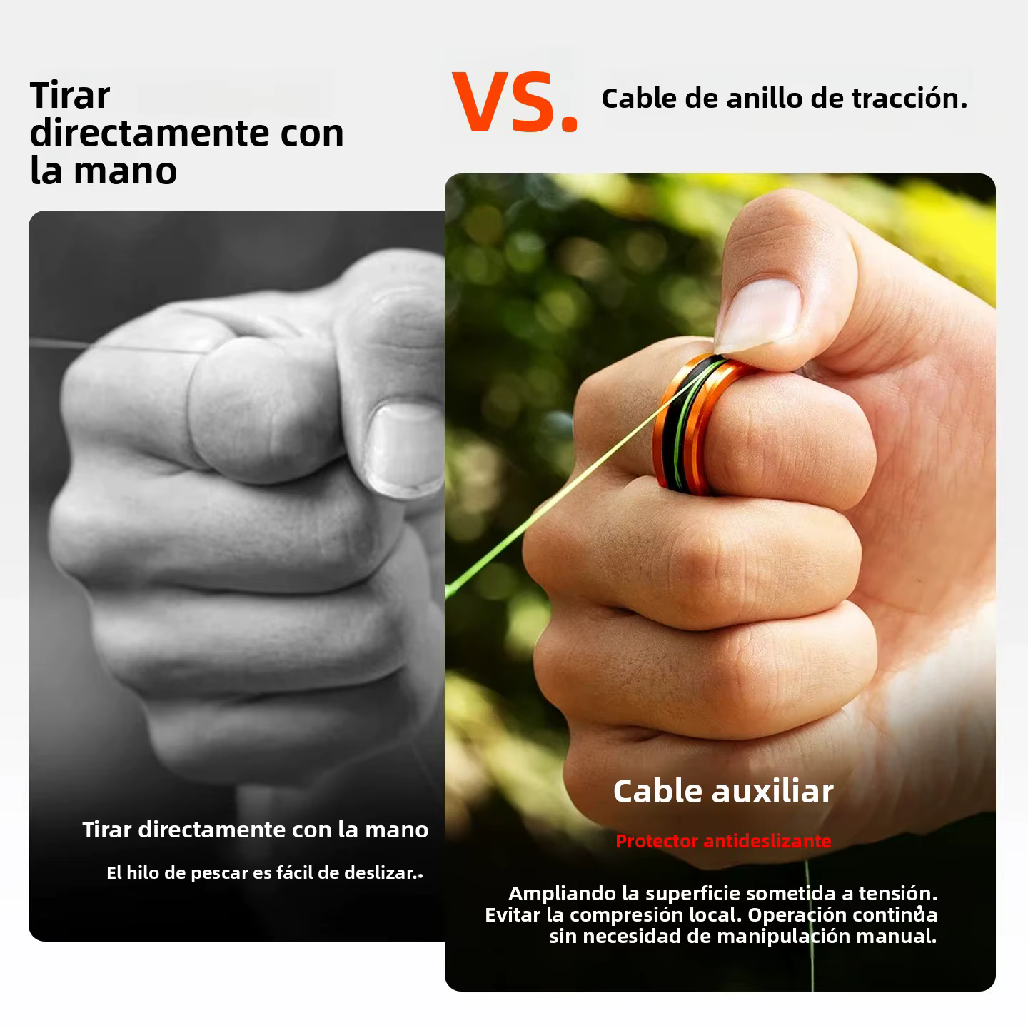 Anillo cortador de línea – Aleación antinudo para Leader - imagen 4