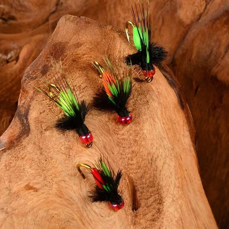 Set de anzuelos tipo mosca