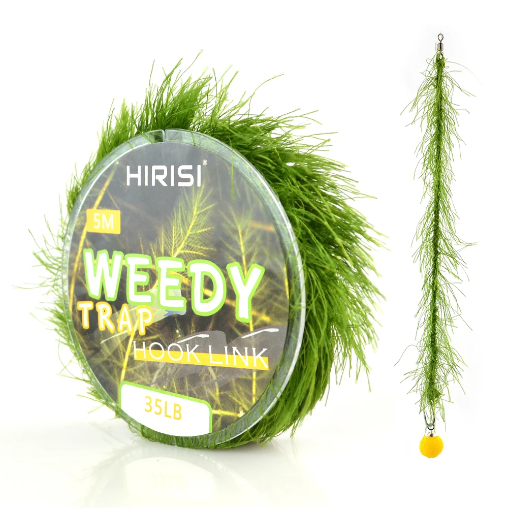 Hair rig trenzado Real Weed para método feeder carpa - imagen 5