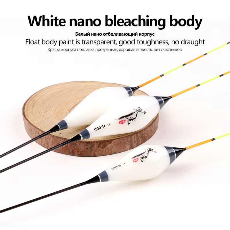 Flotadores verticales Nano Material – Boyas para pesca en agua dulce - imagen 3