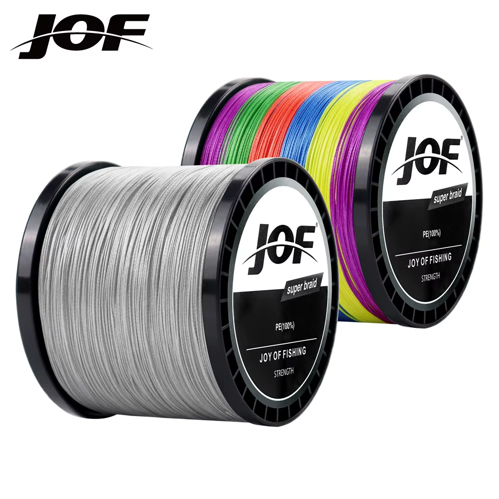 Sedal trenzado JOF X8 PE 8 hebras para carpa y agua salada - imagen 5