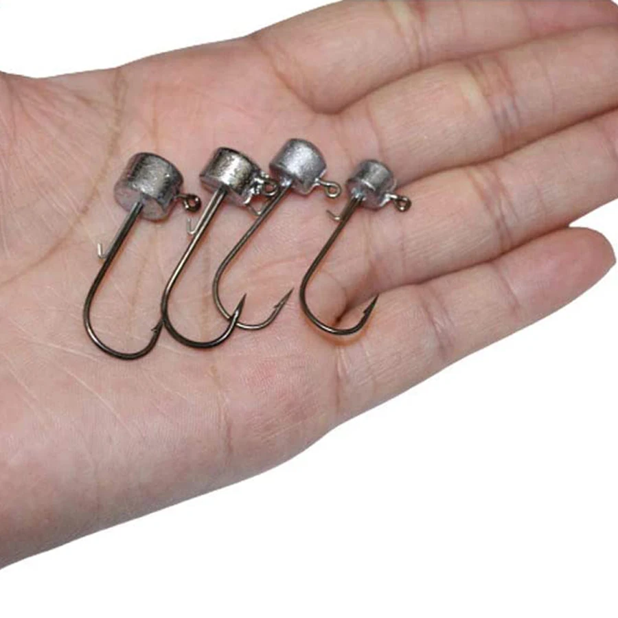 Pesca en río con anzuelo jig y señuelo blando