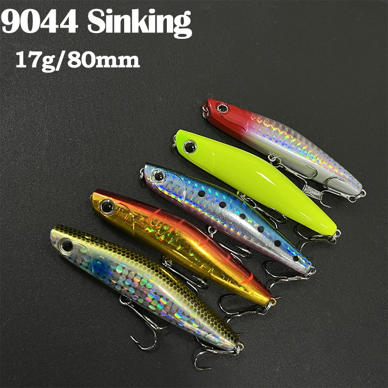 Señuelo wobbler Popper Pecil hundidor para lubina y trucha - imagen 2