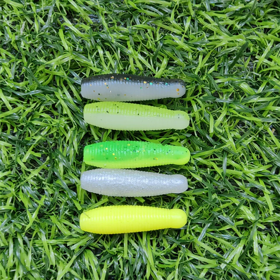 Larva o vinilo artificial para lubina rosa, pupa y abeja - imagen 5