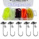 Señuelos blandos con jig head para lubina y trucha – vinilo - imagen 4