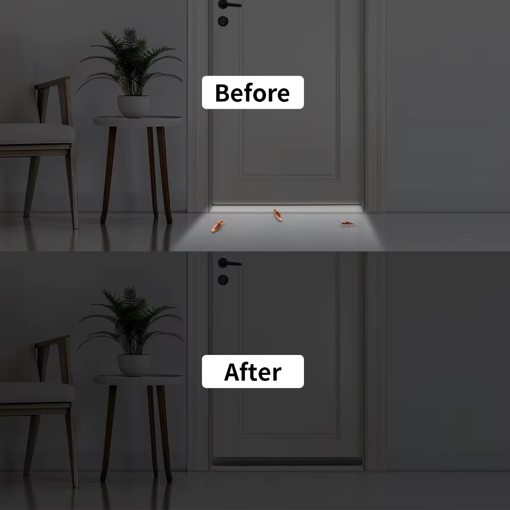 Burlet Flexible Bloquea Viento Polvo y Frío – Fondo Sellado para Puerta - imagen 5