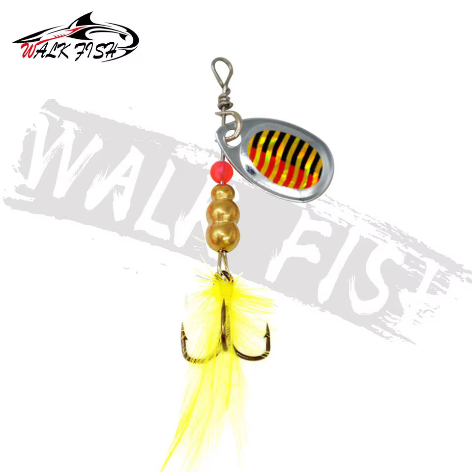 Walk Fish Spinner giratorio con lentejuelas para lubina - imagen 5