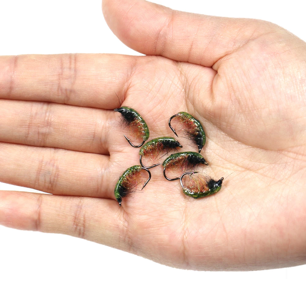 Vtwins moscas UV hundimiento rápido con púas – para trucha y lubina - imagen 5