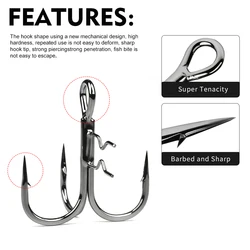 Proberos Anzuelo triple T-Treble tipo garra para swimbait agua salada