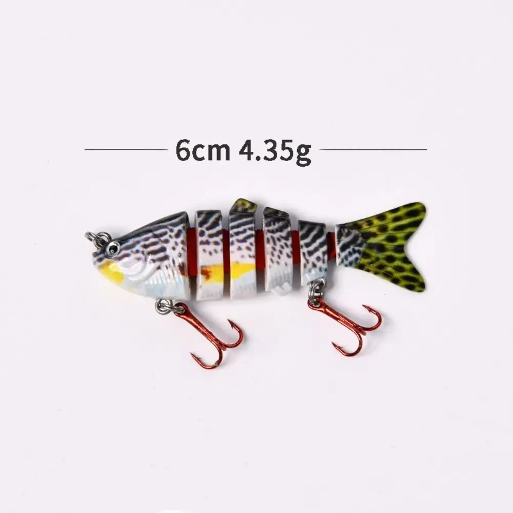 Señuelo crankbait segmentado de 6 cm y 4,5 g