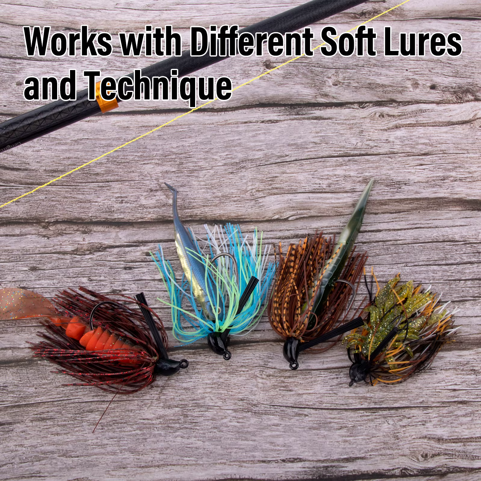 Finesse Shad – Señuelo blando para lubina (soft bait) - imagen 4