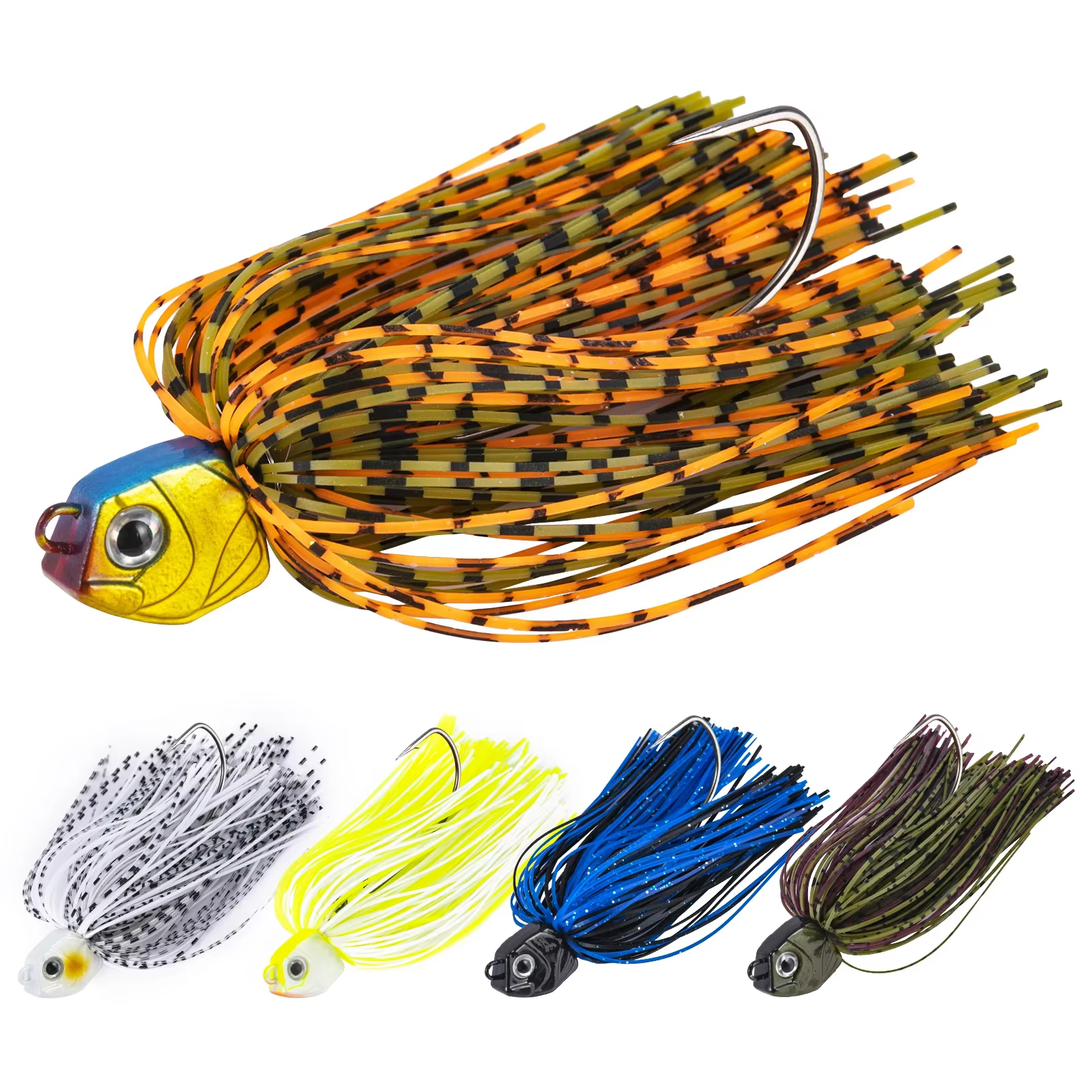 Cebo giratorio Goture – Spinner metálico para lubina y carpa 8cm