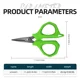 ShareShark Tijeras de pesca de acero inoxidable para hilo PE