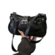 Bolso bandolera retro de PU con estampado leopardo y gran capacidad
