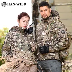 Chaqueta Táctica Camuflaje HAN WILD – Impermeable y Transpirable para Hombre