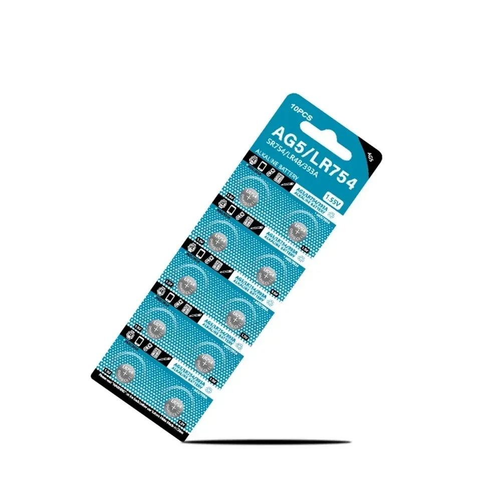 Pack de pilas de botón AG5 LR754 de Koonenda