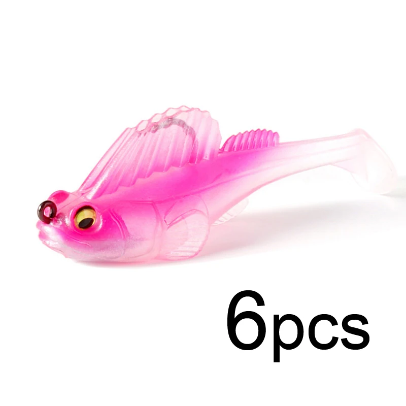 Dark Sleeper Swimbaits con cola en T - Señuelos Mustad para lubina - imagen 2