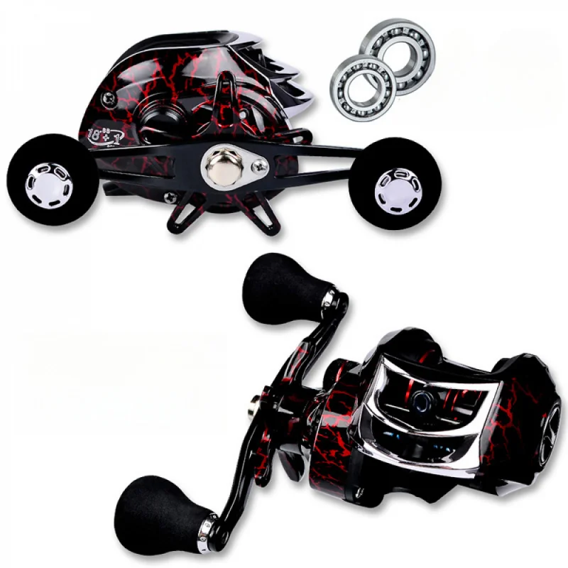Carrete baitcasting PRO BEROS Metal duradero para señuelos - imagen 5