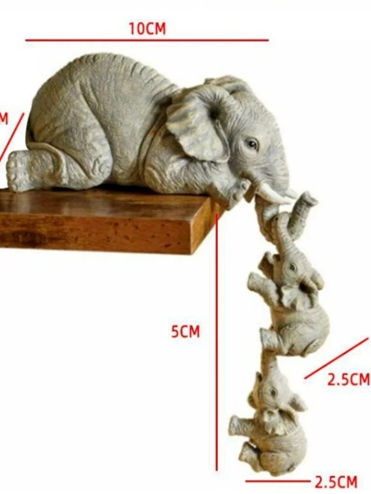 Amuleto de pesca elefante resina – Colgante suerte para caña - imagen 2