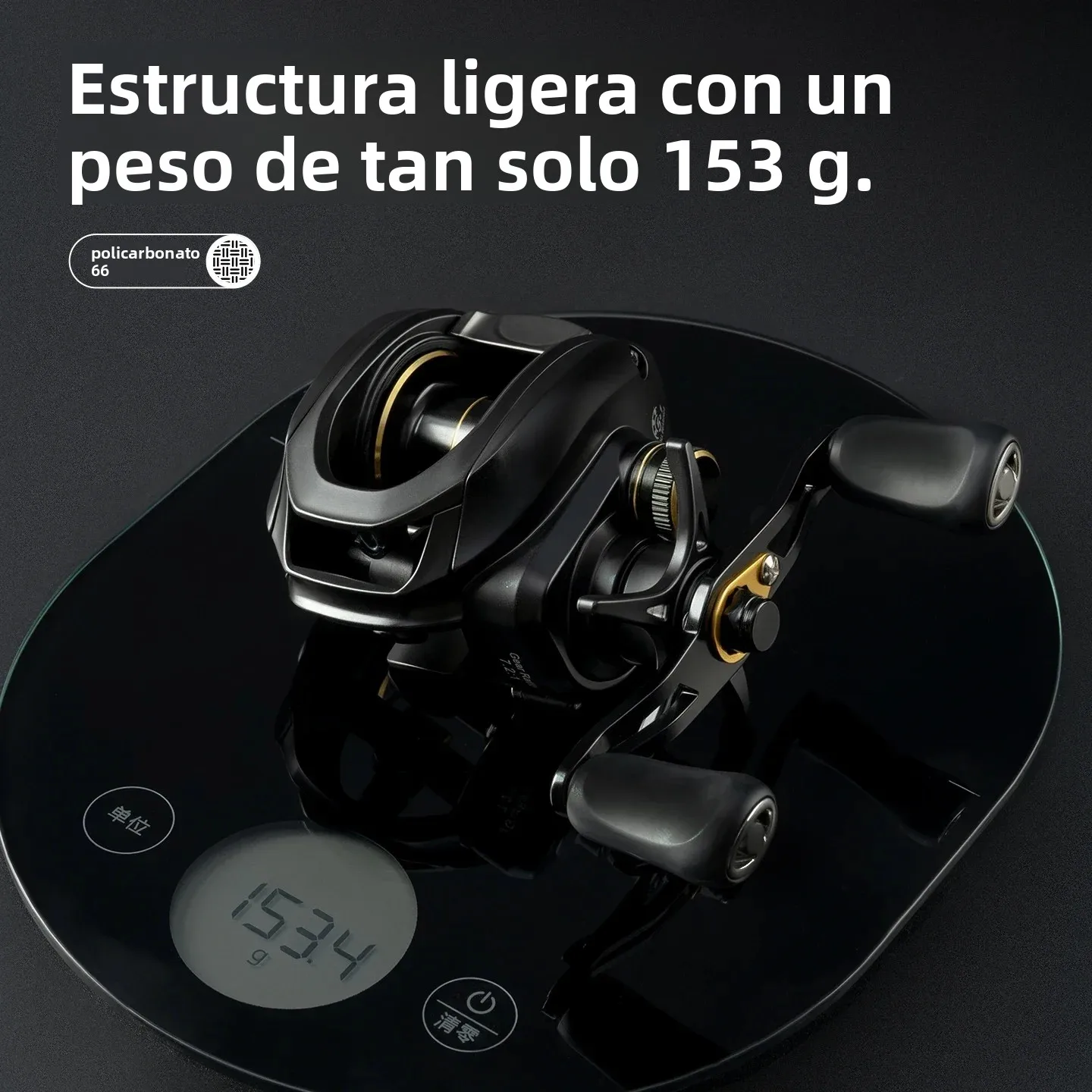 Carrete ultraligero CHILENT DC con control digital y largo alcance - imagen 5