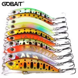 Señuelo Minnow hundido 5,5 cm – Jerkbait Swimbait con anzuelo triple