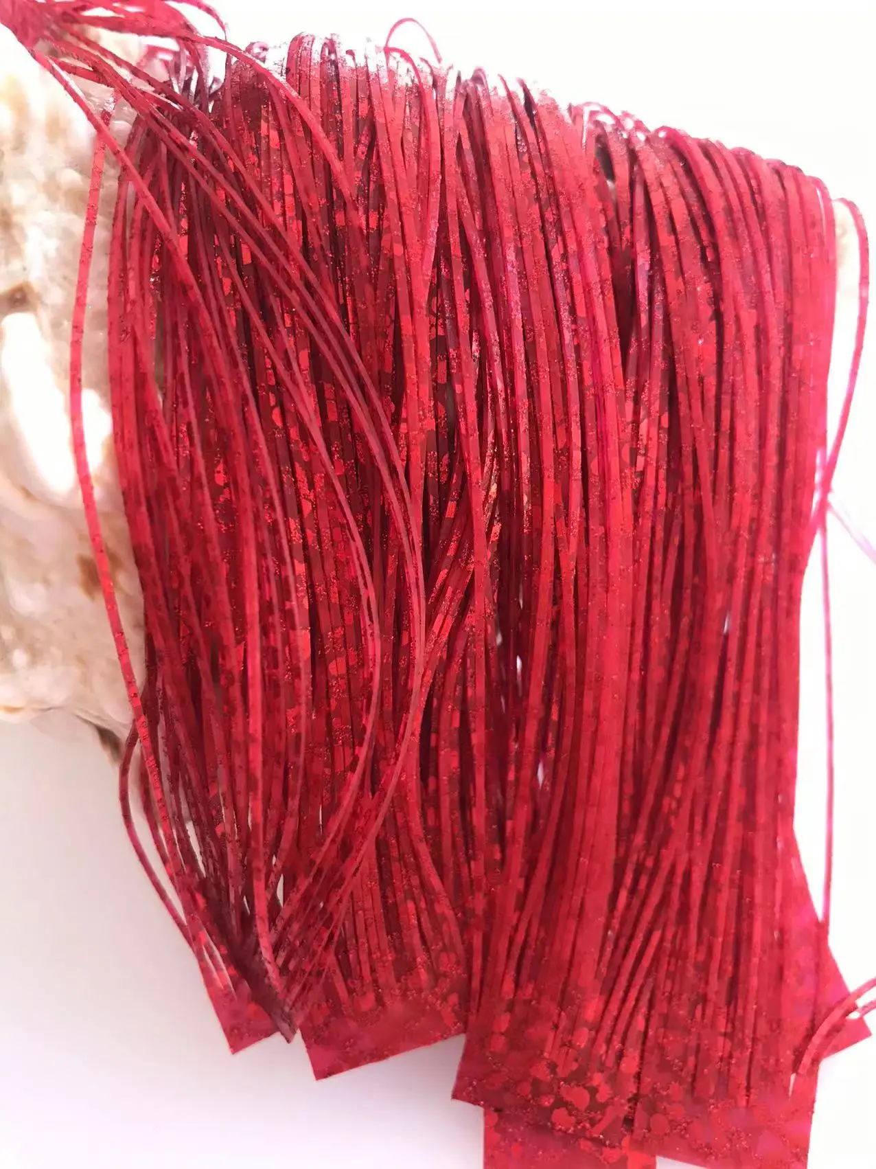 Detalle de montaje en señuelo tipo falda