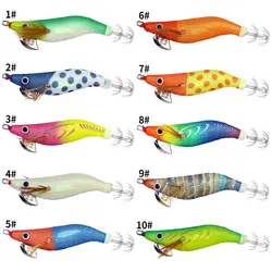 Señuelo para calamar luminoso horizontal de agua salada