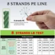 Línea trenzada JOF PE de alta visibilidad – desgaste y suavidad - imagen 2