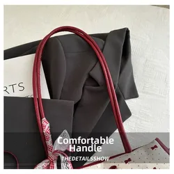 Bolso de Hombro para Mujer con Lazo Decorativo – Diseño Elegante
